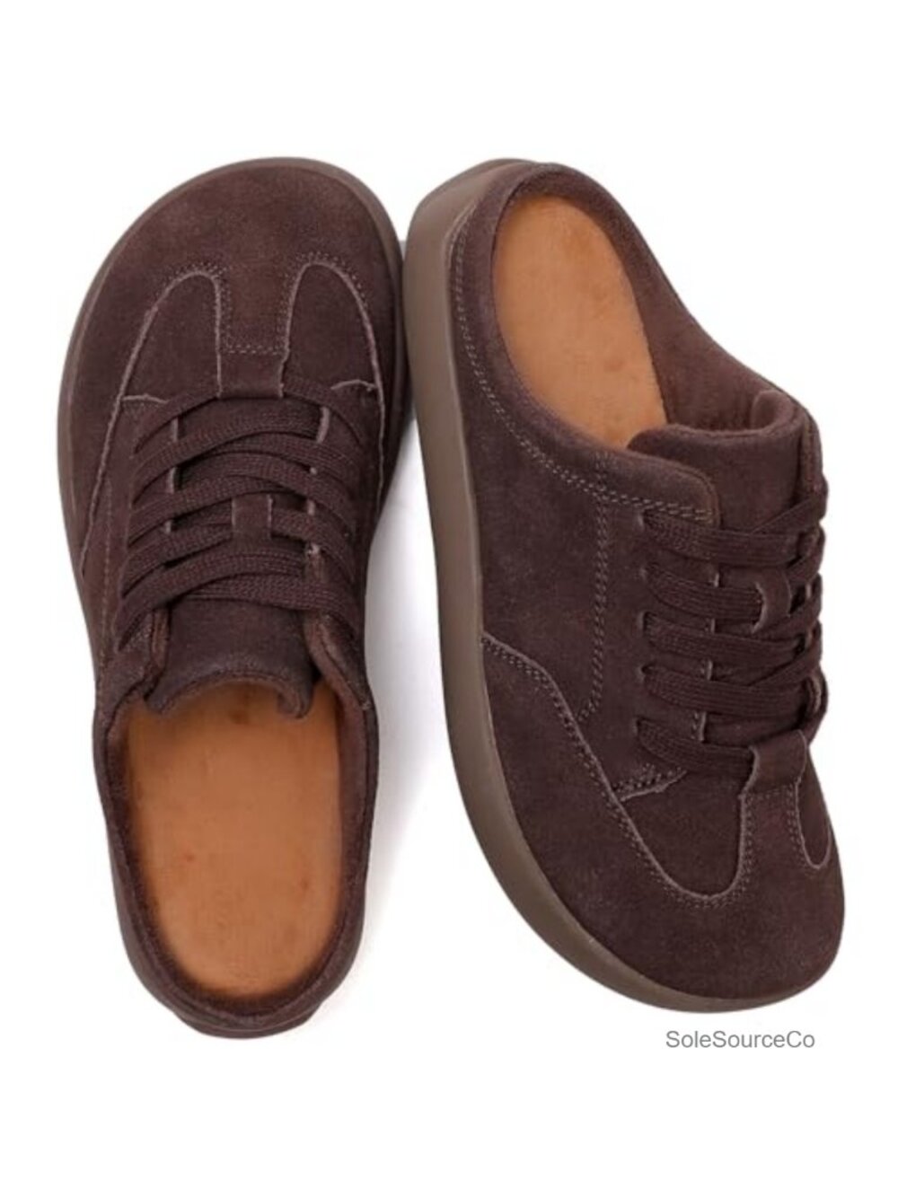 100% Genuine Suede Mules Arch Support Indoor Outdoor Slippers